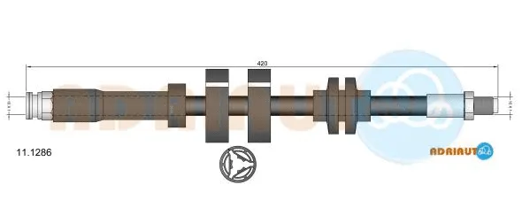 Brake Hose (11.1286)