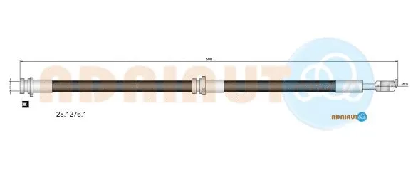 Brake Hose (28.1276.1)