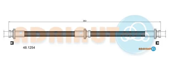 Brake Hose (48.1254)