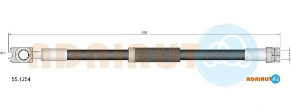 Brake Hose (55.1254)