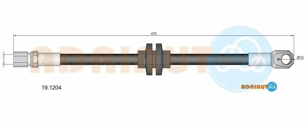 Brake Hose (19.1204)
