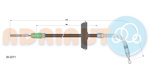 Cable Pull, parking brake (05.0271)