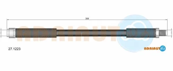 Brake Hose (27.1223)