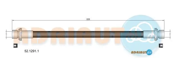Brake Hose (52.1291.1)