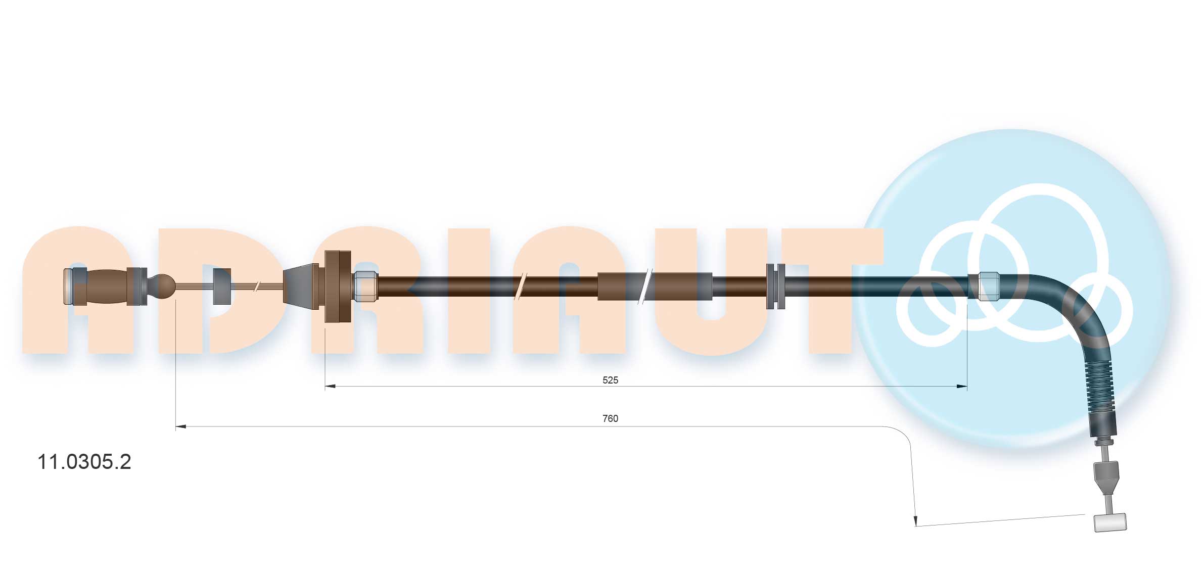 Accelerator Cable (11.0305.2)