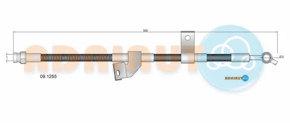 Brake Hose (09.1255)