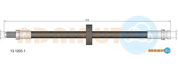 Brake Hose (13.1203.1)