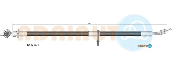 Brake Hose (12.1206.1)