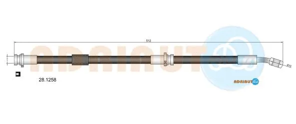 Brake Hose (28.1258)