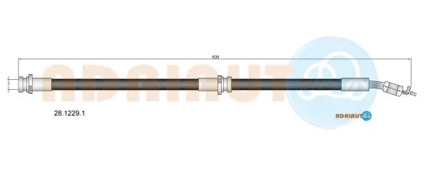 Brake Hose (28.1229.1)