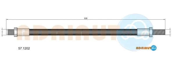 Brake Hose (57.1202)