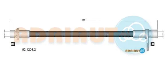 Brake Hose (52.1201.2)