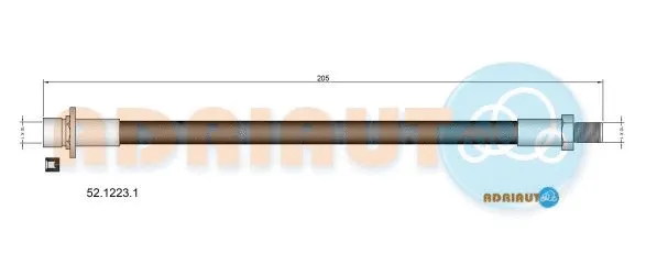 Brake Hose (52.1223.1)