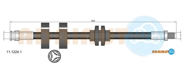 Brake Hose (11.1224.1)
