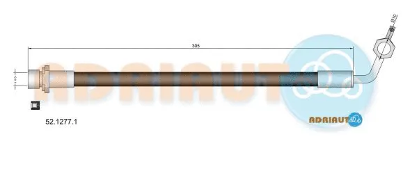 Brake Hose (52.1277.1)