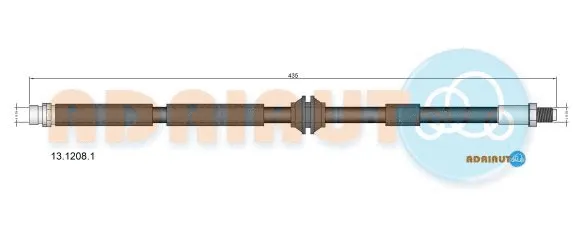 Brake Hose (13.1208.1)