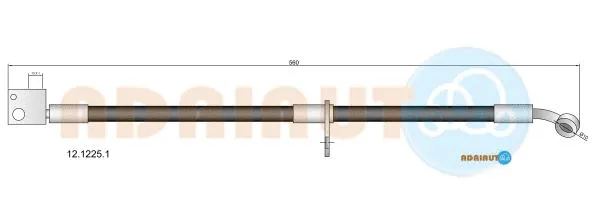 Brake Hose (12.1225.1)