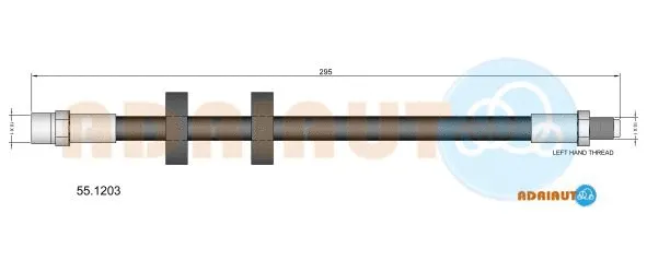 Brake Hose (55.1203)