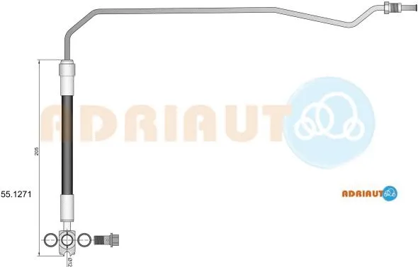 Brake Hose (55.1271)