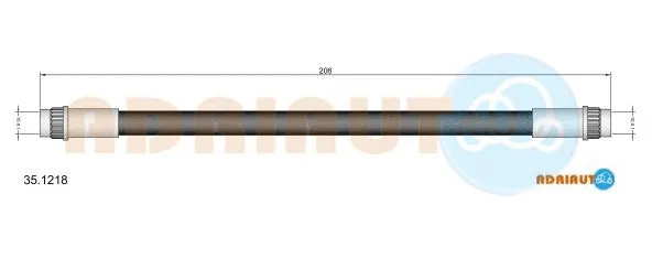 Brake Hose (35.1218)