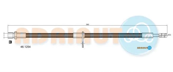 Brake Hose (46.1254)