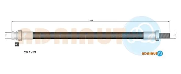 Brake Hose (28.1239)