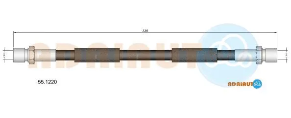 Brake Hose (55.1220)