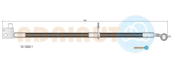 Brake Hose (12.1222.1)