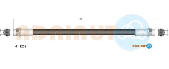 Brake Hose (41.1252)