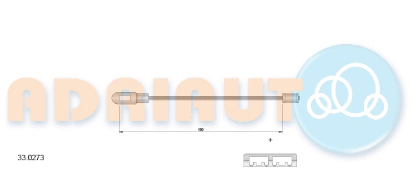 Cable Pull, parking brake (33.0273)
