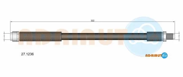 Brake Hose (27.1236)