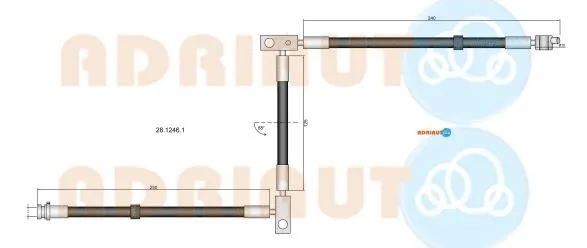 Brake Hose (28.1246.1)
