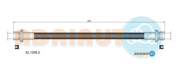 Brake Hose (52.1209.2)