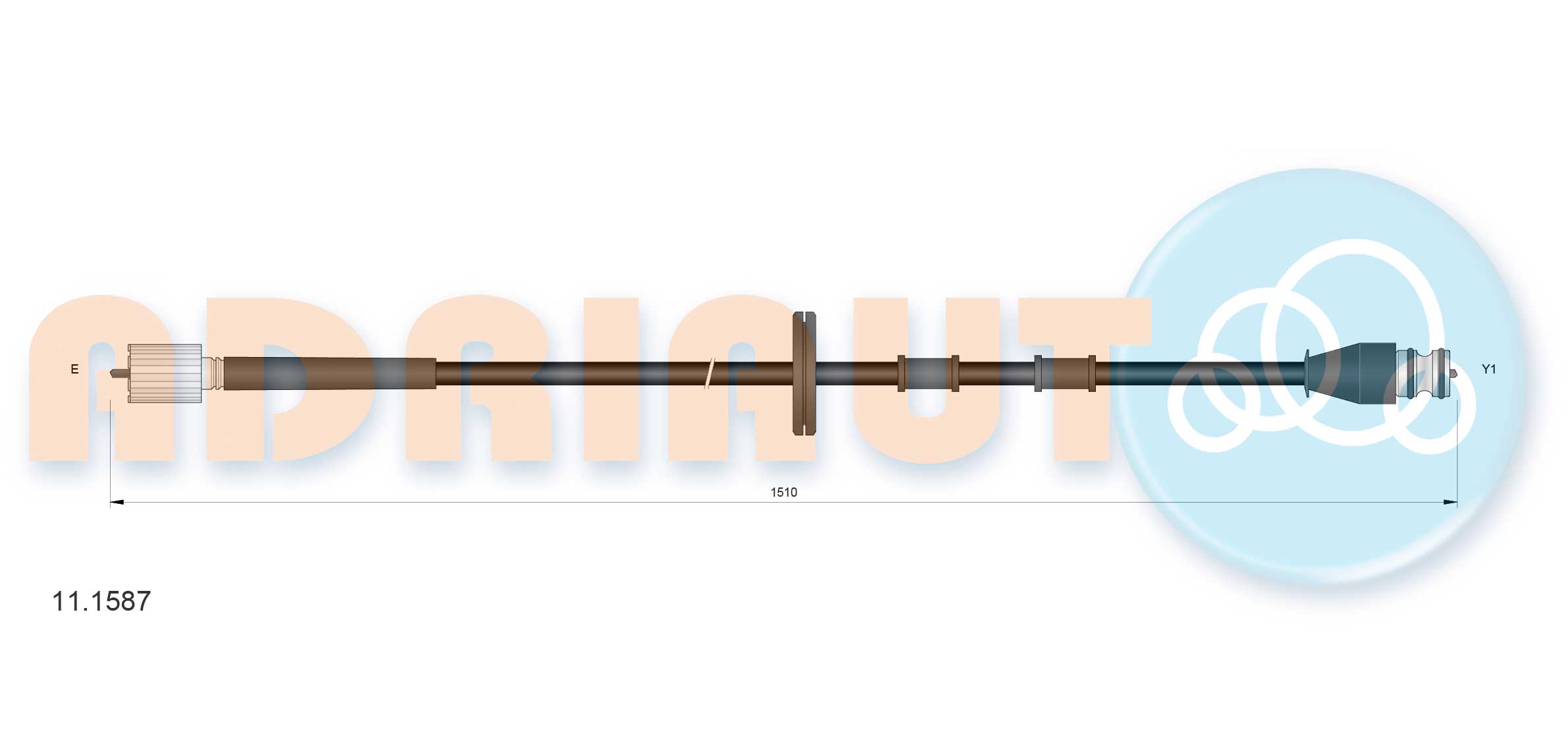 Speedometer Cable (11.1587)