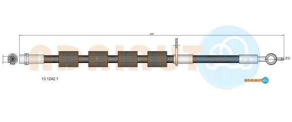 Brake Hose (13.1242.1)