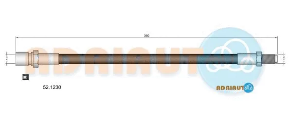 Brake Hose (52.1230)