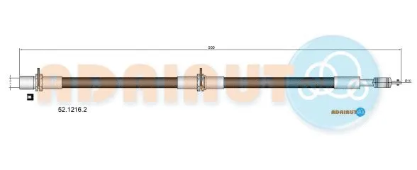 Brake Hose (52.1216.2)