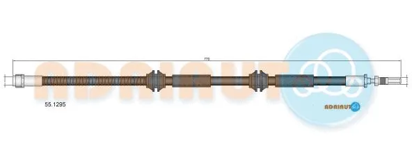 Brake Hose (55.1295)