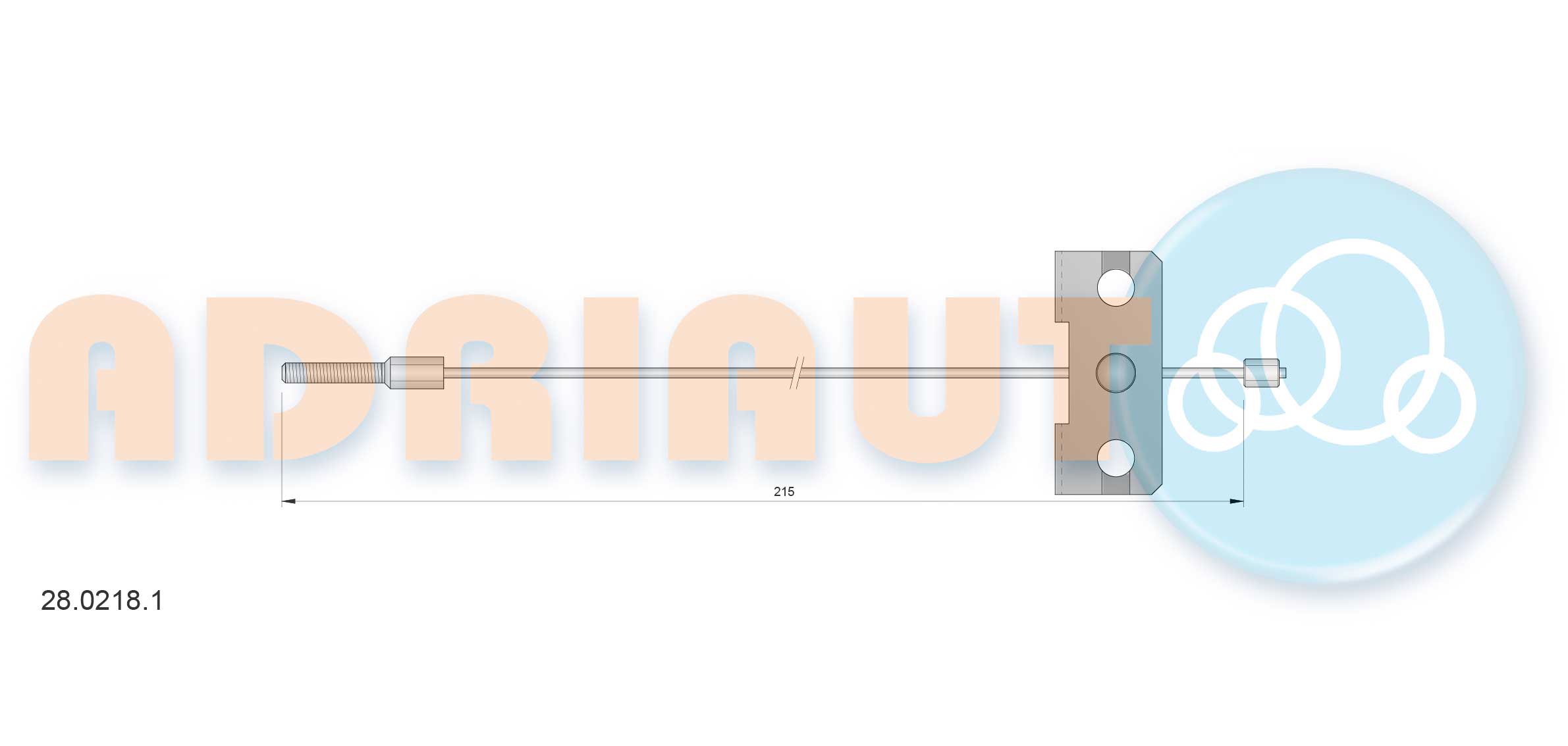 Cable Pull, parking brake (28.0218.1)