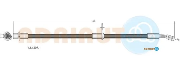 Brake Hose (12.1207.1)