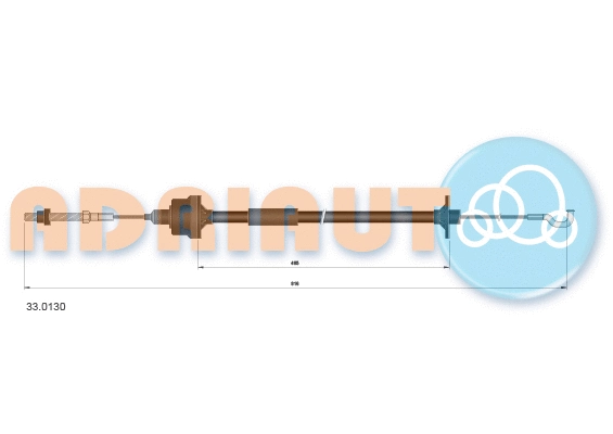 Cable Pull, clutch control (33.0130)
