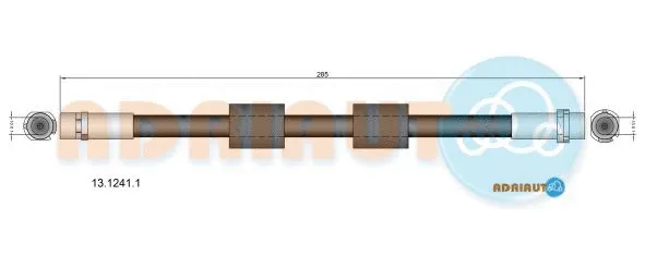 Brake Hose (13.1241.1)