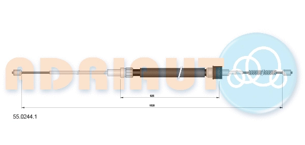 Cable Pull, parking brake (55.0244.1)