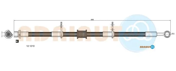 Brake Hose (12.1210)