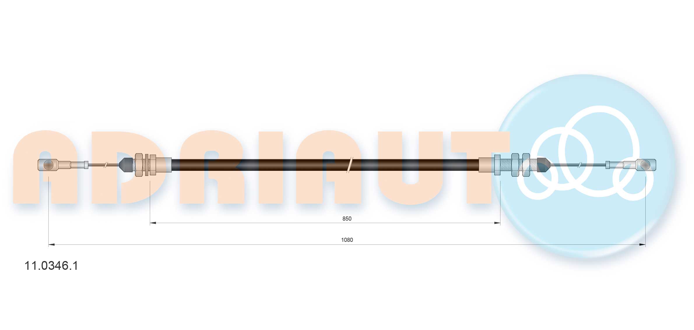 Accelerator Cable (11.0346.1)