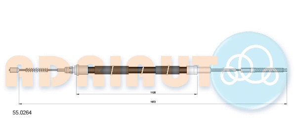 Cable Pull, parking brake (55.0264)