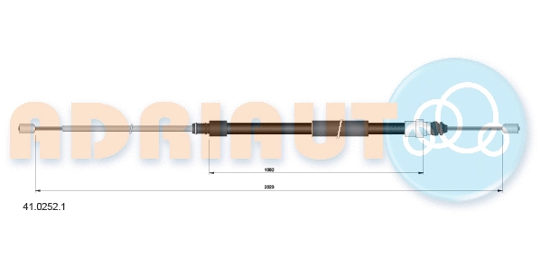 Cable Pull, parking brake (41.0252.1)