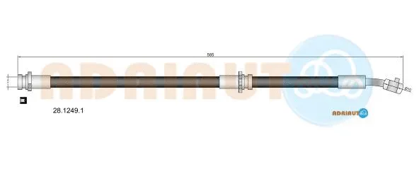 Brake Hose (28.1249.1)
