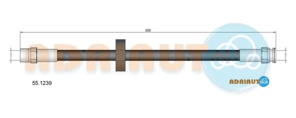 Brake Hose (55.1239)