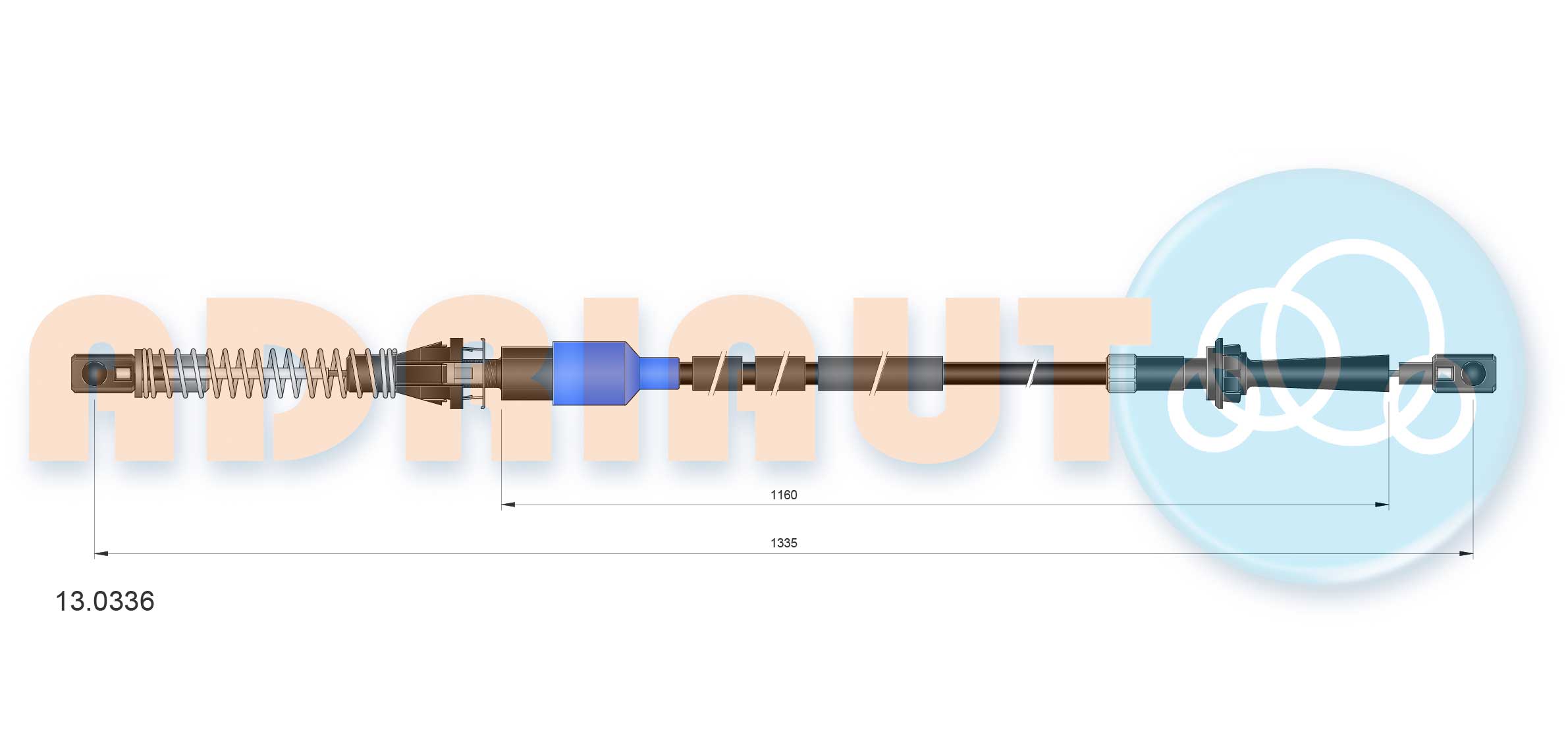 Accelerator Cable (13.0336)